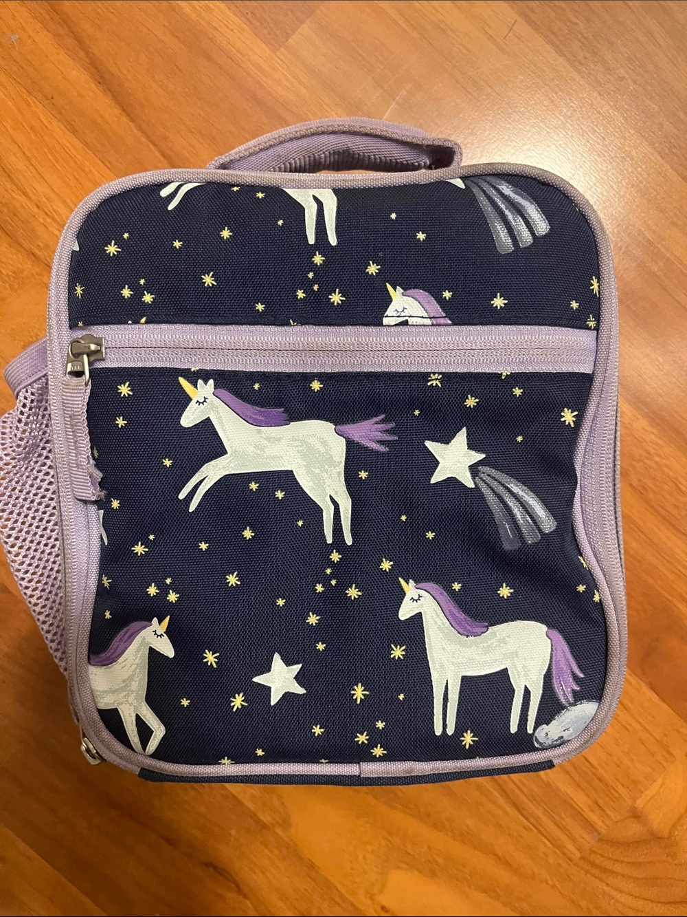 Glow in the dark unicorn lunch box